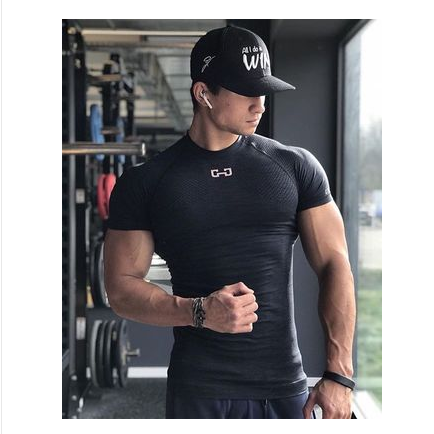 Men's Athletic Compression T-Shirt for Gym & Running