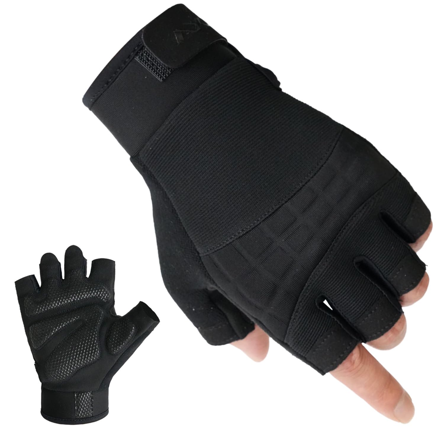 VXW Workout Gloves for Men and Women Lightweight Breathable Fitness Gloves Cycling Gym Training(Large)